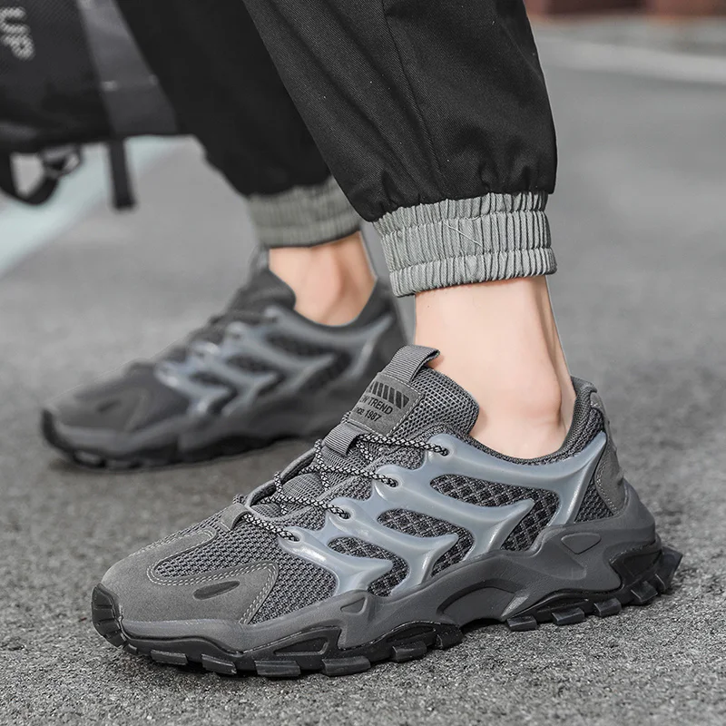 

Hot Sale Men Running Shoes Comfortable Breathable Men's Casual Sneaker Casual Antiskid Wear-resistant Jogging Men Sport Shoes