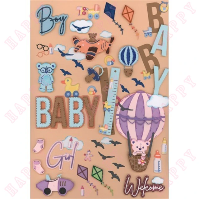 Welcome Baby Layout  Baby boy scrapbook, Baby girl scrapbook, Baby  scrapbook album