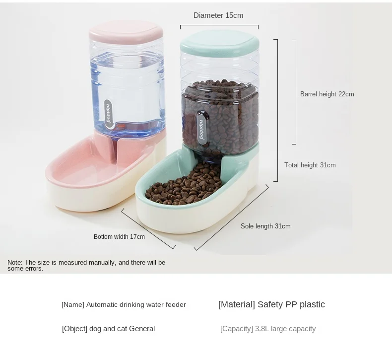 Title 4, Cat Feeder 3.8L High-Capacity Drinker Automatic...