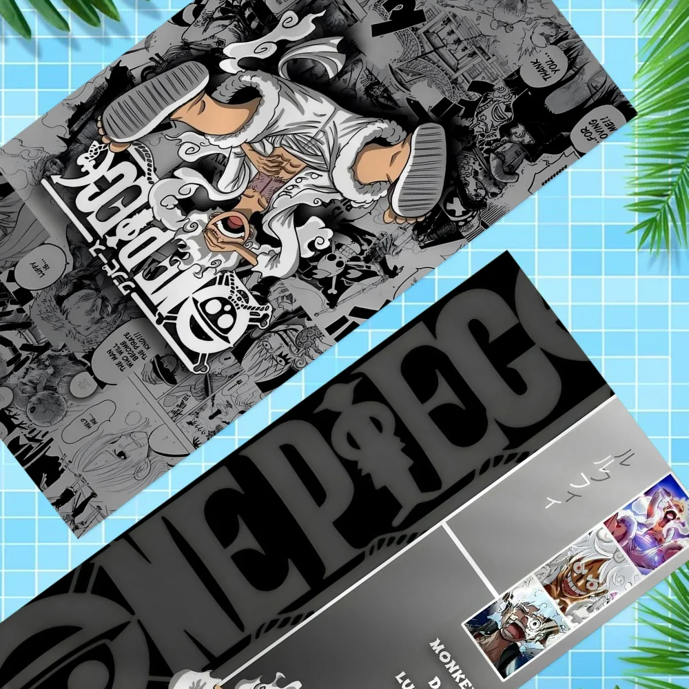 Anime One piece luffy Microfiber Beach Towel Absorbent Quick dry Soft Yoga Swimming Resort Mountain Climbing Towel 2