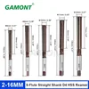 2mm-16mm Straight Shank D4 HSS Reamer Chucking Engineering Milling Cutter Tool 3mm/4mm/5mm/6mm/8mm/10mm/12mm/14m 6 Flutes HSS 1