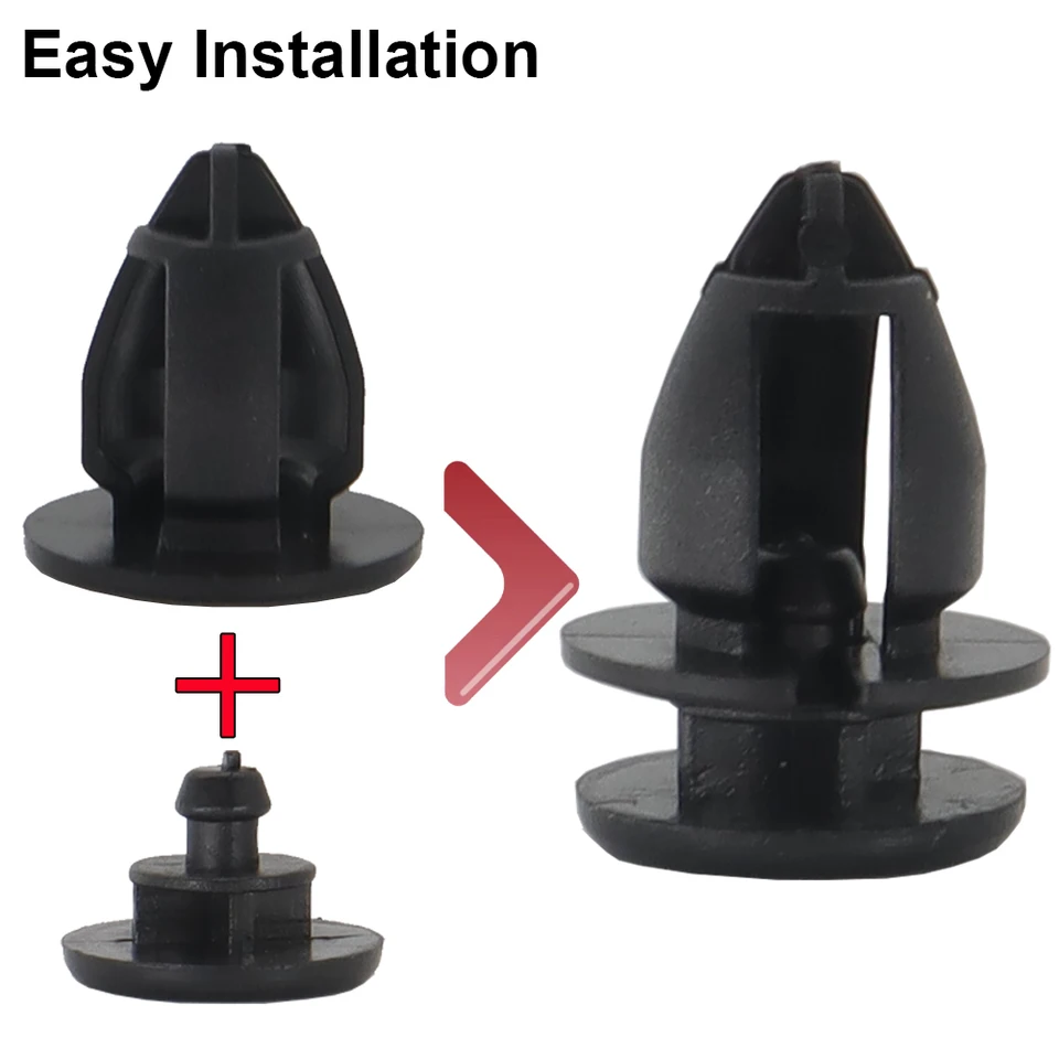 50 Clip Per Fissaggio Paraurti Auto | Compatibili Renault Traffic, Iveco Daily - Diametro 20mm