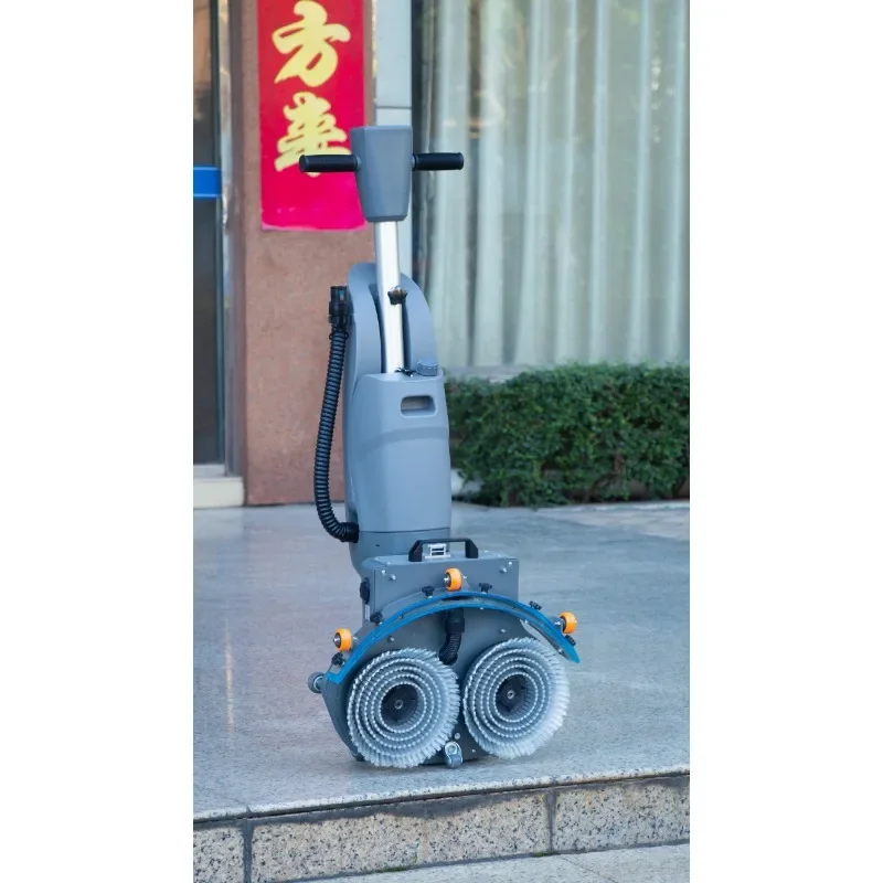 New product Electric Floor Washing Machine Walk Behind Mini Floor Scrubber Dryer For Home Ceramic Tile Cleaning Machine
