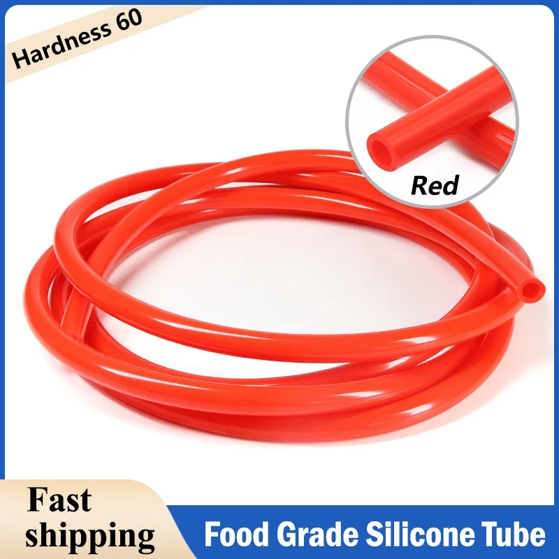Food Grade Silicone Tube ID 0.5mm-32mm Tasteless Flexible 1/3/5/10M