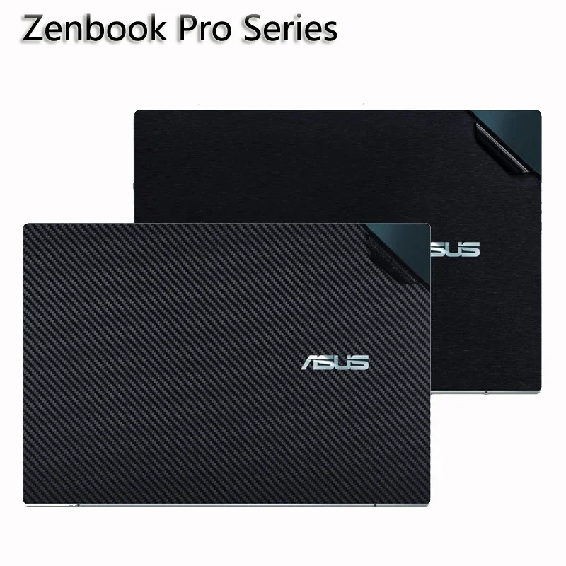 Kh Adesivo In Fibra Di Carbonio Cover In Pelle Per Asus Zenbook Duo 14 Ux481 Ux482 Ux482Eg Ux482Ea 14 "Zenbook Pro Duo15 Oled Ux582 15"