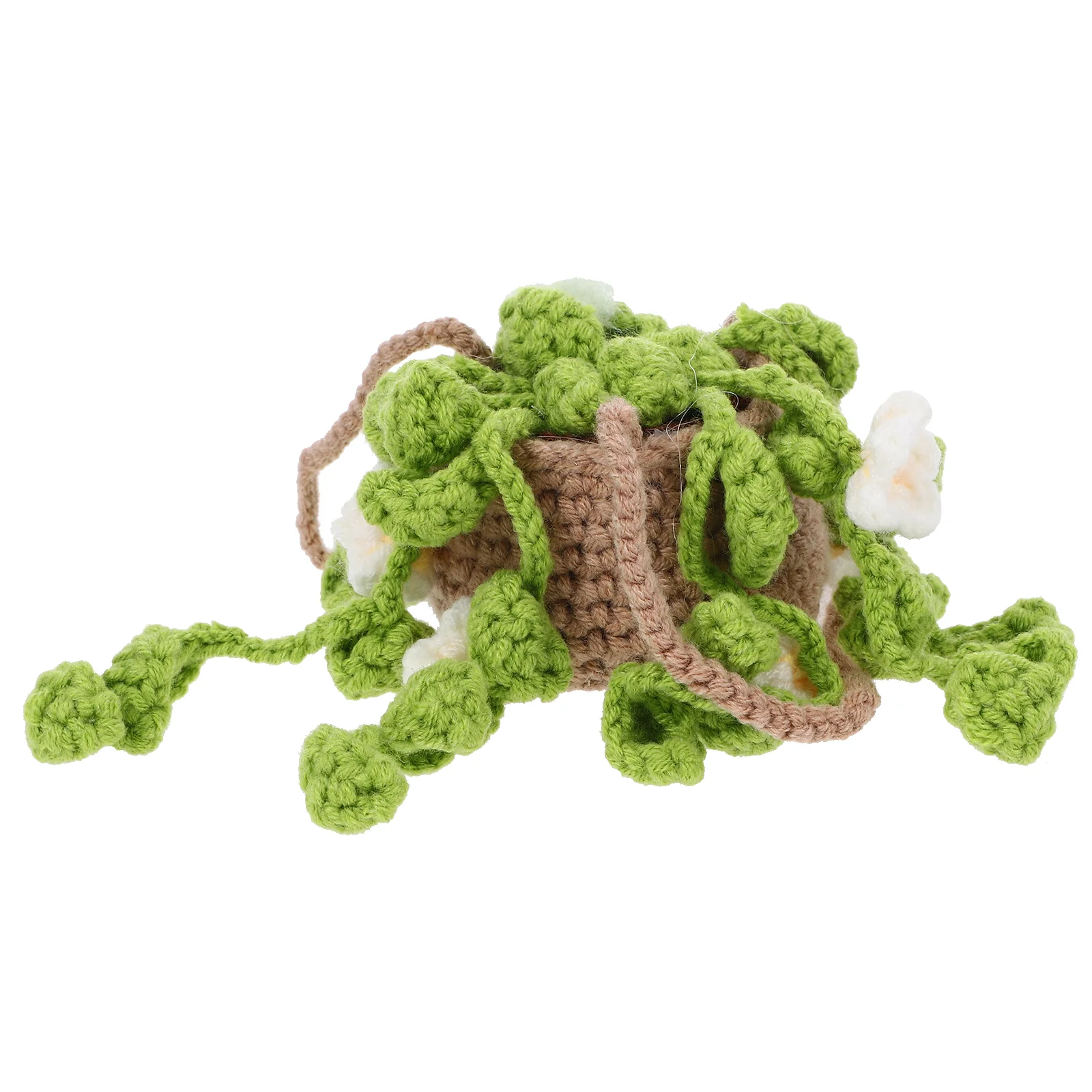 

Sunflower Hanging Basket Perlite for Plants Mirror Decor Car Crochet Accessories