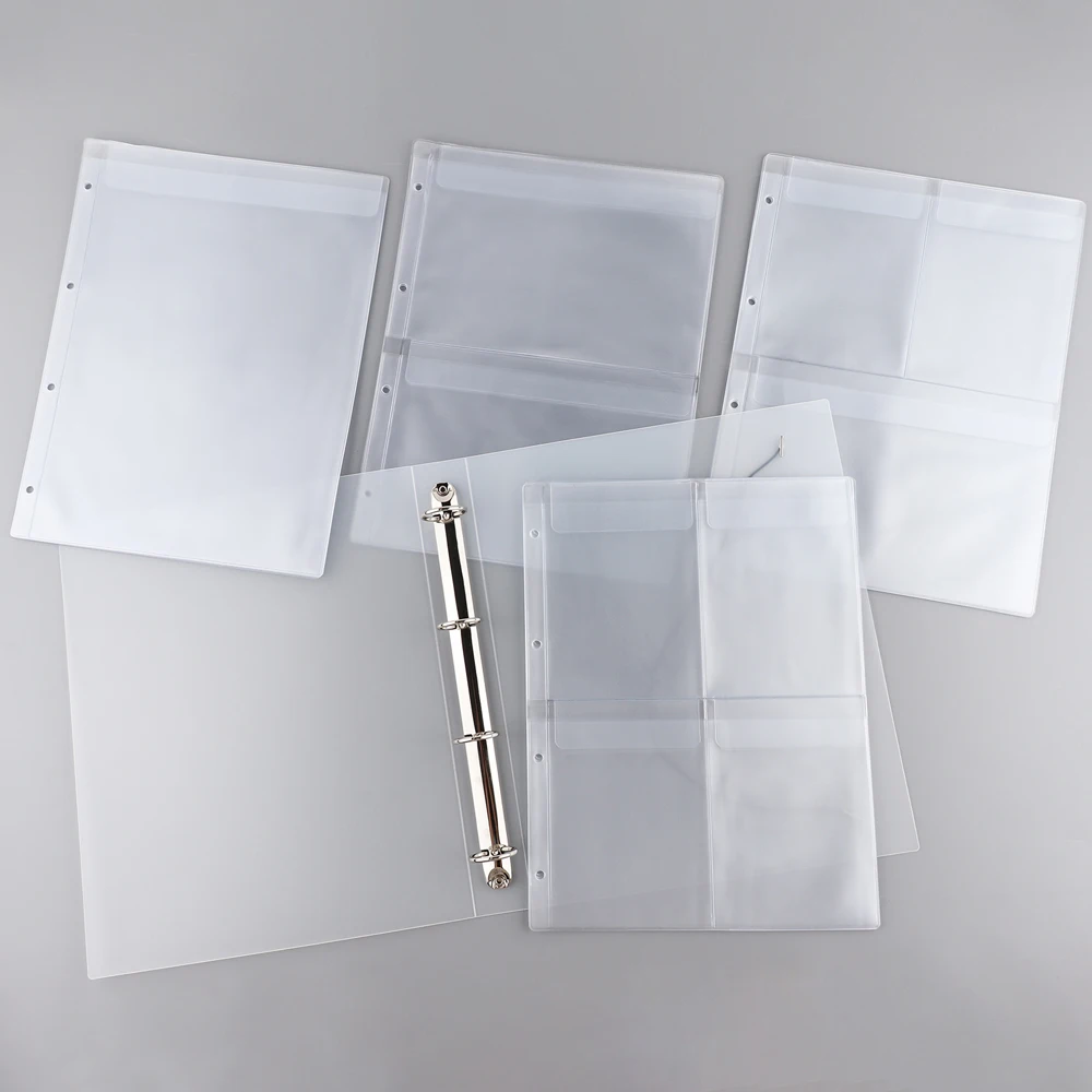60 Pcs Craft Die Storage Set - Magnetic Sheets, Binder & Pockets For Stamps, Embossing Folders - View #2