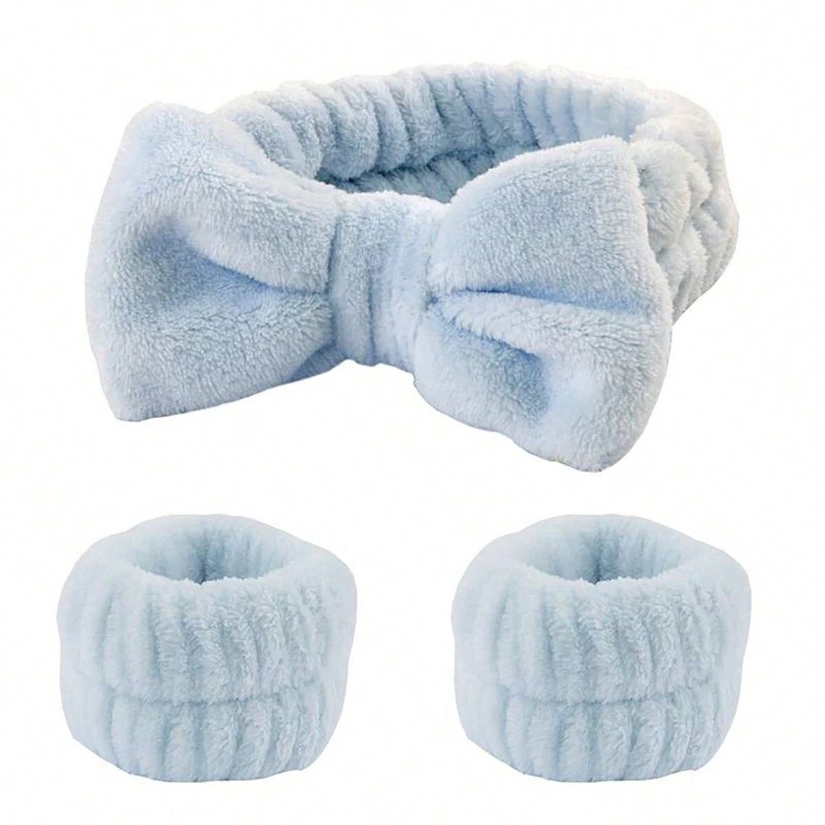 Headband Wrist Washband Set
