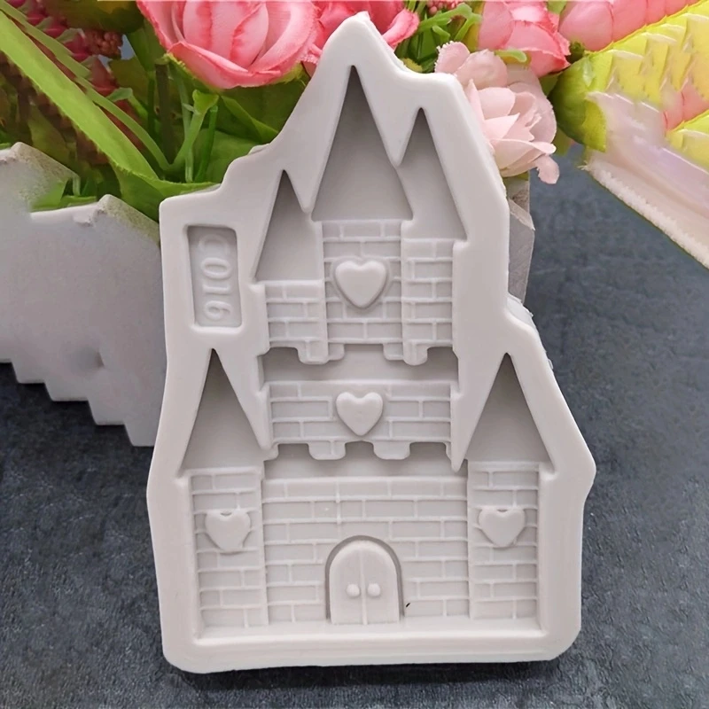 Castle Chocolate Mold - Silicone - DIY Baking