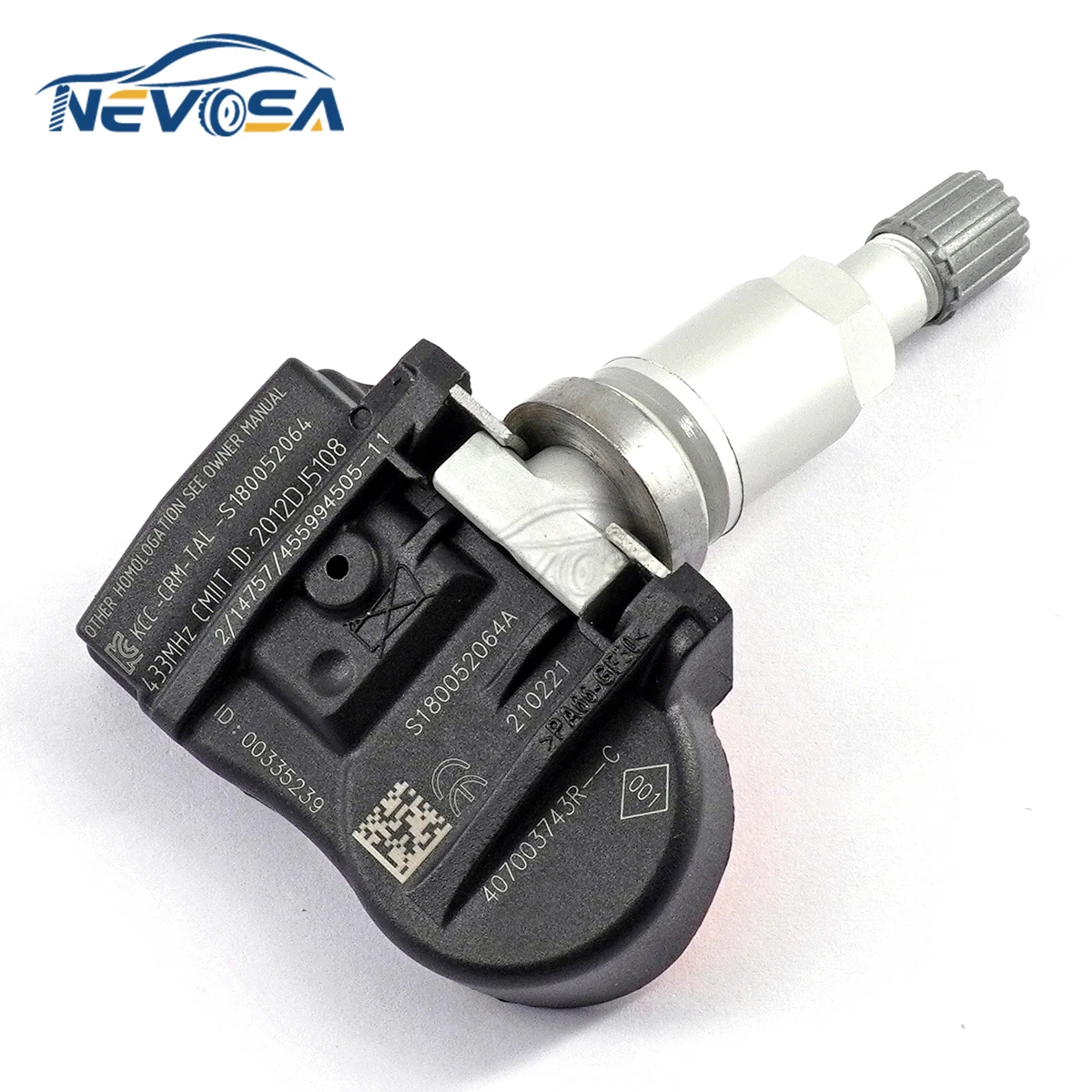 Renault Fluence Laguna Latitude Megane Scenic Zoe S  NEVOSA Ÿ̾ з   TPMS 18005204   40700-3743R 433MHZ