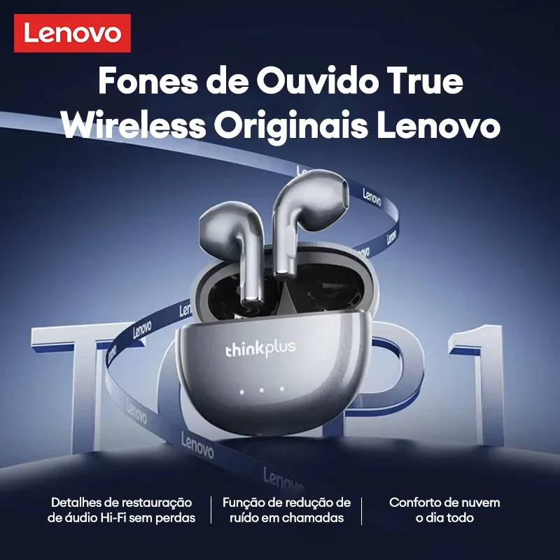 Lenovo LP2 Pro Bluetooth 5.4 Earphones Wireless Gaming Earbuds HD Call Headset HIFI Sound Quality Comfort  Headphones Original