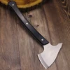WPKOPYA German Ebony handle D2 steel (15.2 ") Full Tang multi-purpose axe, Tactical outdoor survival Axe, outdoor EDC tool axe 4