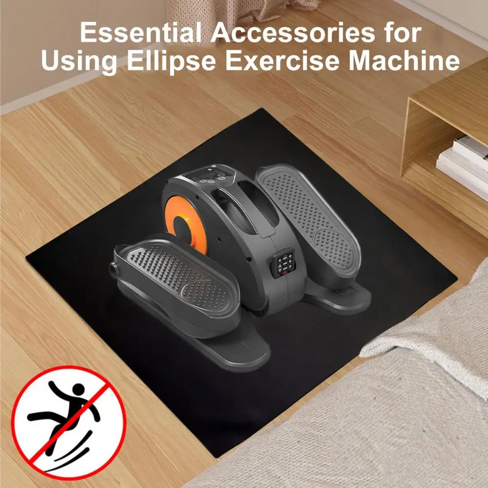 60*55cm Ellipse Leg Exerciser Machine Non-Slip Mat Under-Desk Elliptical Peddler Floor Mat Electric Seated Foot Pedal Exerciser