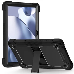 Durable Armor Tablet Case with Built - in Kickstand and Stand Cover for Revvl Tab2 10.1 2025 (Black)