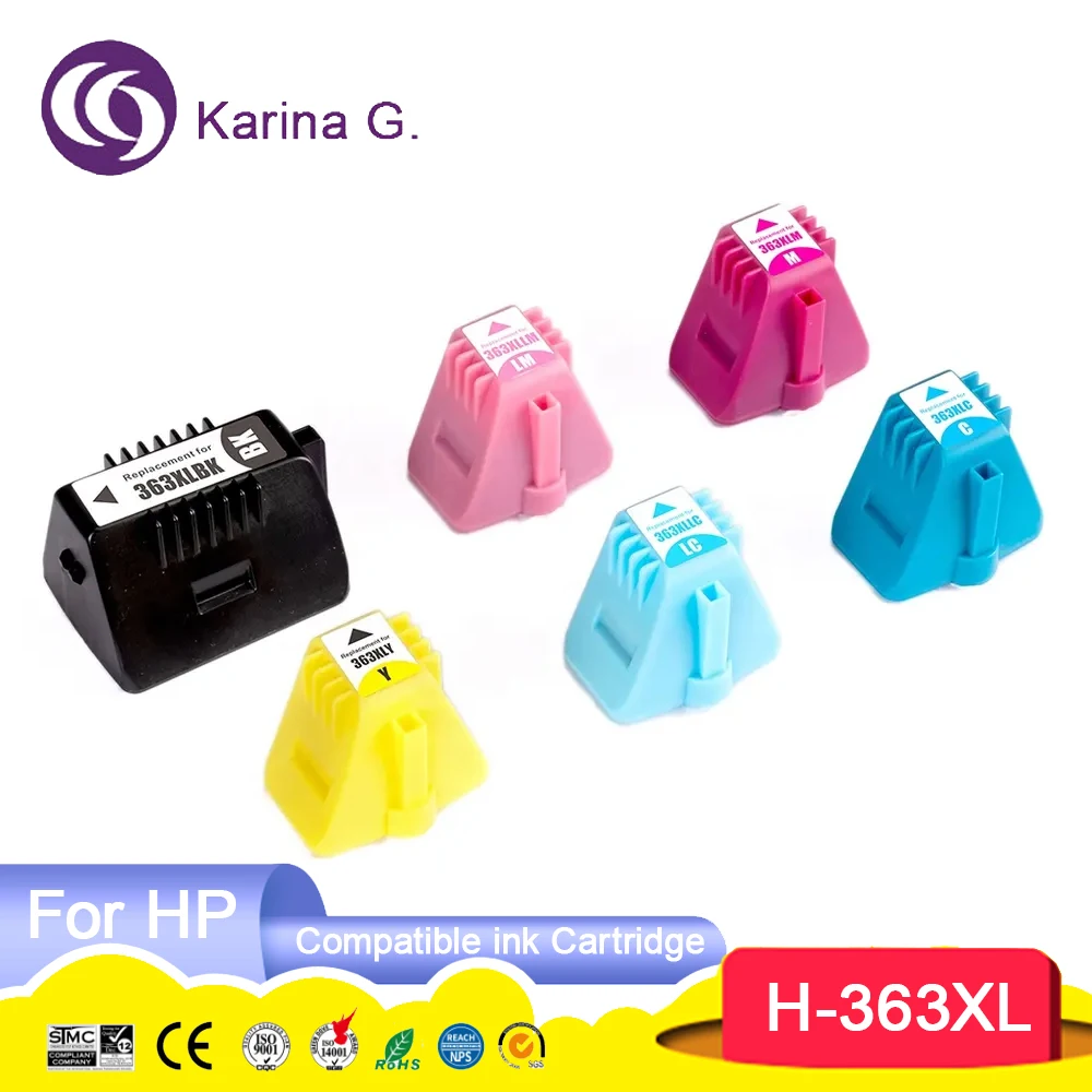 363 XL 363XL Premium Compatible Color Inkjet Ink Cartridge for 363 For Photosma