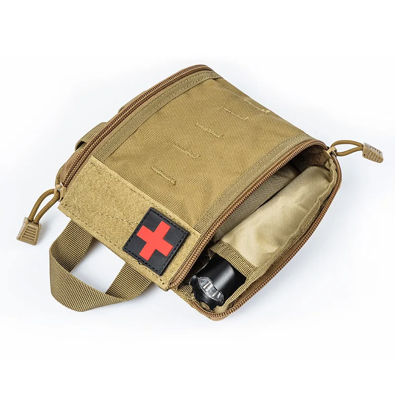 EDC Medical Bag Molle Tactical Pouch First Aid Kits Outdoor Male Car Emergency Camping Hiking Survival EMT Utility Pack Hunting