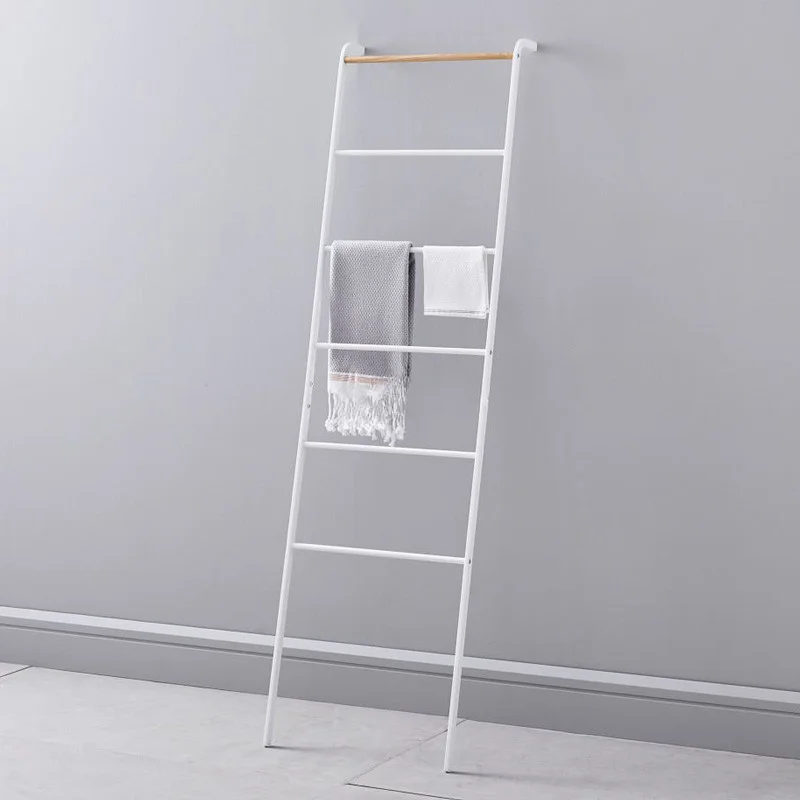 

Nordic Hangers Modern Minimalist Personality Clothes Rack Room Hanger Bathroom Floor Hanger Bedroom Wall Iron Ladder Coat Racks