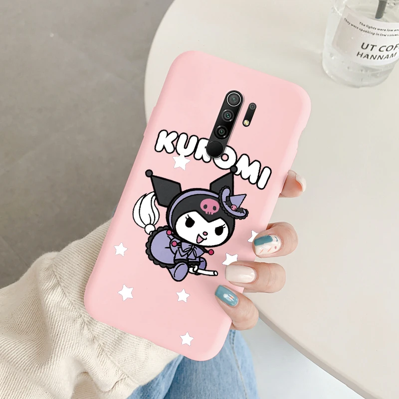 thumbnail image 1 of Cartoon Phone Case For Xiaomi Redmi 9 Prime Girls Cute Anti-drop Cinnamoroll Kuromi Hello Kitty Silicone Shockproof Back Cover, 1 of 5