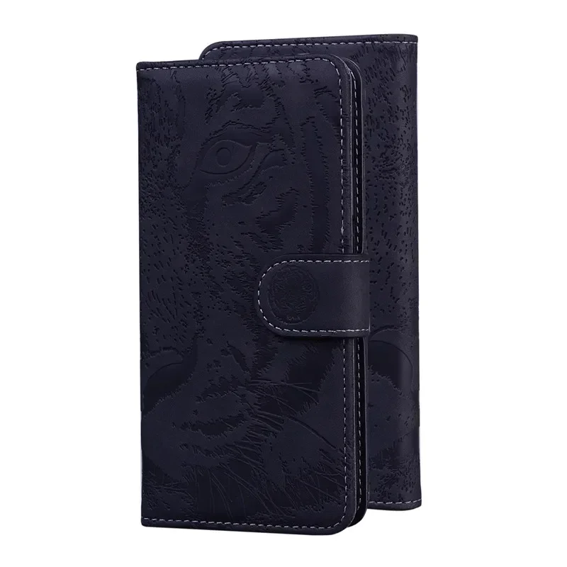 Geometric Textile Pattern Magnetic Wallet Leather Phone Case Cover