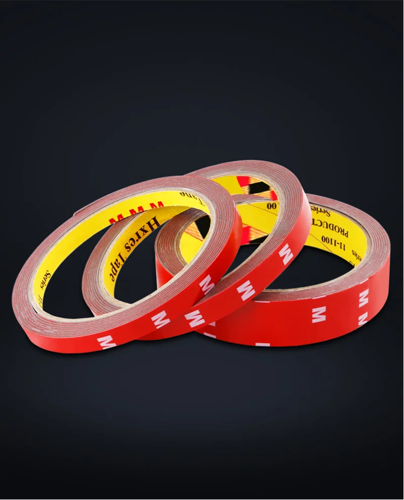 Versatile Heavy-Duty Acrylic Double-Sided Tape, Superior Adhesion, No Residue