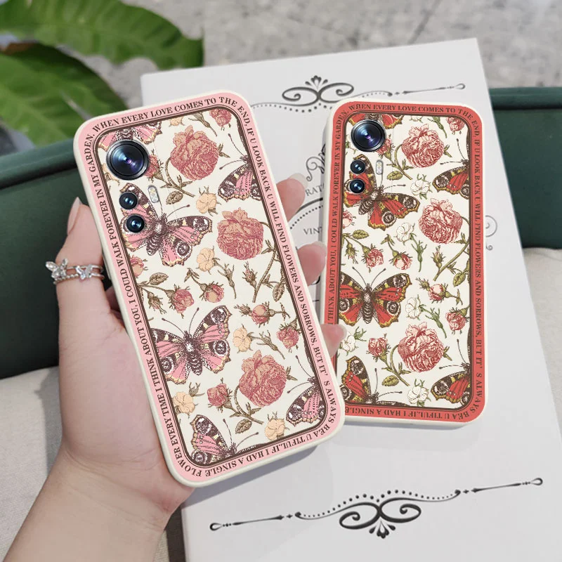 Classicism Flower Design Phone Case