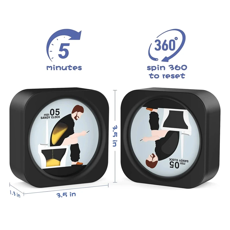재미있는 변기 모래 타이머 똥 스타킹, 크리스마스 선물, 아빠 선물