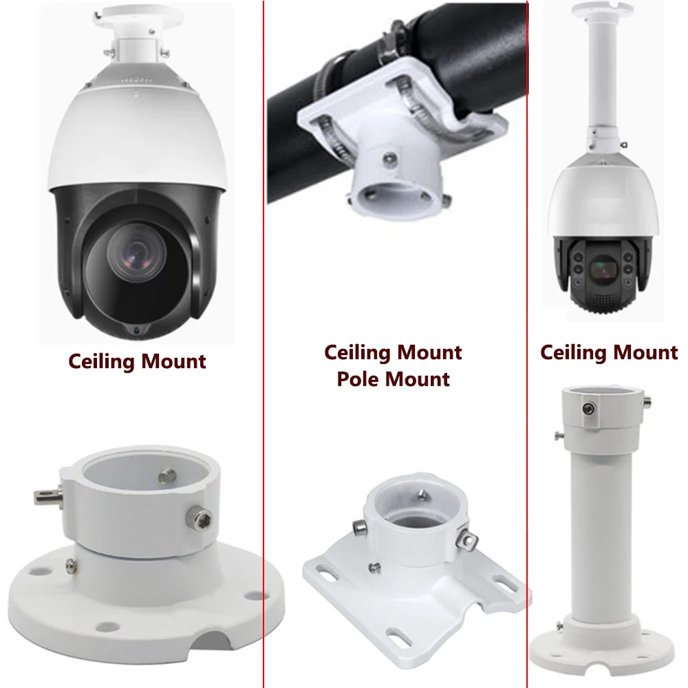 DS1661 1663 Aluminum Alloy Ceiling Mount Bracket Lifting Pipe for