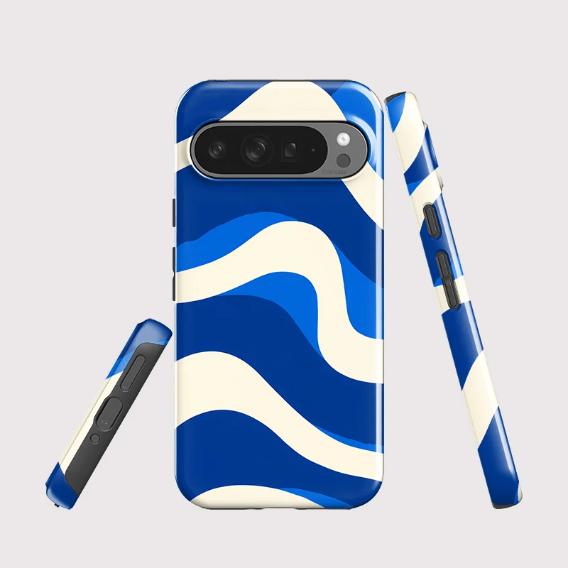 Dual Layer Fashion Stripe Pattern Phone Case - Enhanced Protection Bumper Design