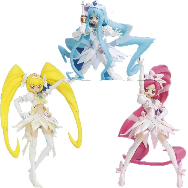 

Stock Original Bandai S.H.Figuarts Cure Blossom Kurumi Erika Cure Sunshine Pretty Cure Authentic Collection Model Animation