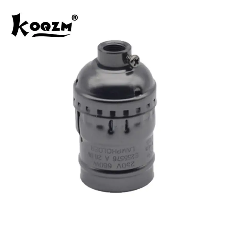 E27 Vintage Bronze Color Lamp Holder Pendant Light socket 110V 220V lamp base