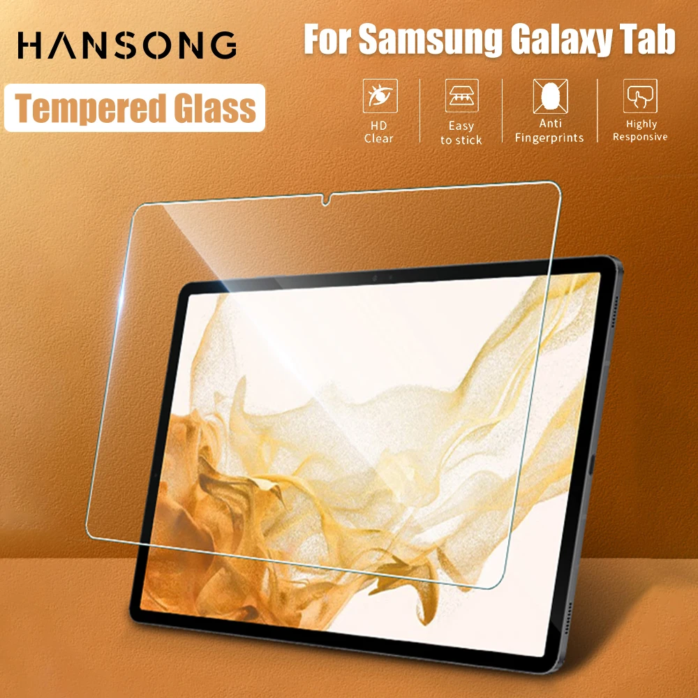 Vidro Temperado para Samsung Tablet Filme Protetor de Tela Samsung Galaxy Tab s9 s8 s7 s6 Lite S5e s4 a8 a7 Lite 10.5 10.1 11