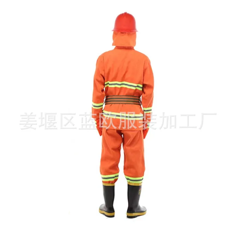 6Pcs High Quality 97 Fire Fighting Suit Fire Fighting Suit Five Piece Combat 02 Bunker Gear