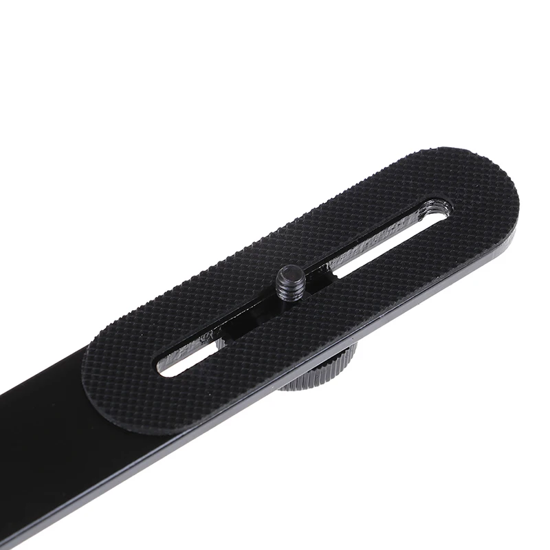 Dual Camera Mount Tripod Bracket light stand photographic light stand photo tripod flash holder tripod mount adapter camera screw adapter Camera Flash Brackets Extension Bar With 1/4 Inch Screw For DSLR LED Light Stand