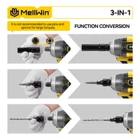 MELLWIN – ensemble de perceuses électriques sans balais 520N·m, clé à chocs électrique 3 en 1, tournevis, outil électrique pour batterie Makita 18V 3