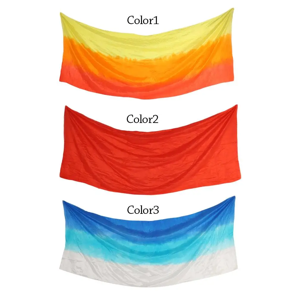 New Gradient Color Belly Dance Veils Light Texture Long Latin Belly Dance Shawls Costumes Accessories Performance Shawl