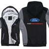 Ford Performance Hoodies Men Fashion Coat Winter Warm Fleece Ford Performance Sweatshirts Jacket Pullover 4