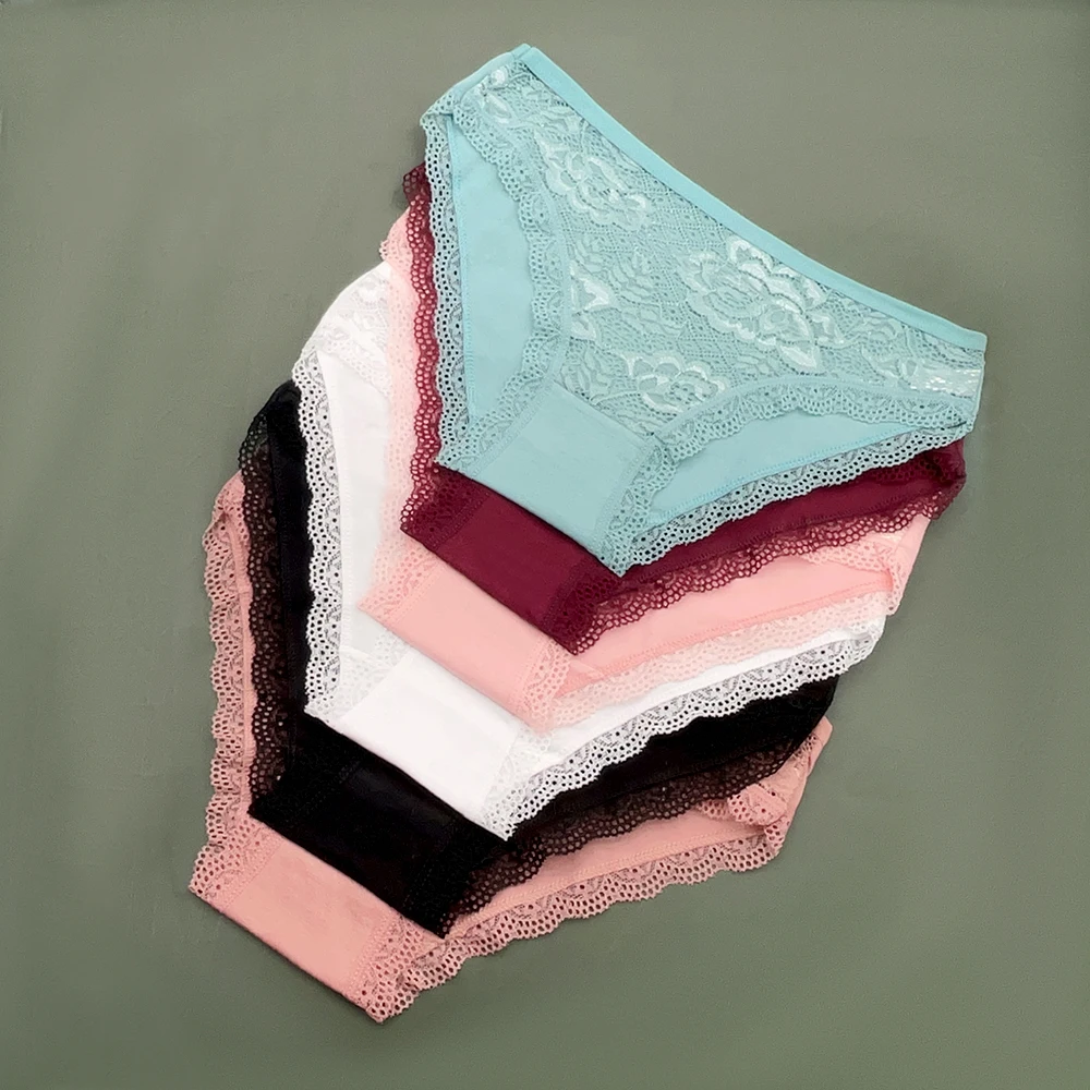 Moonflame 12 قطعة ملابس داخلية نسائية بلون سادة من...