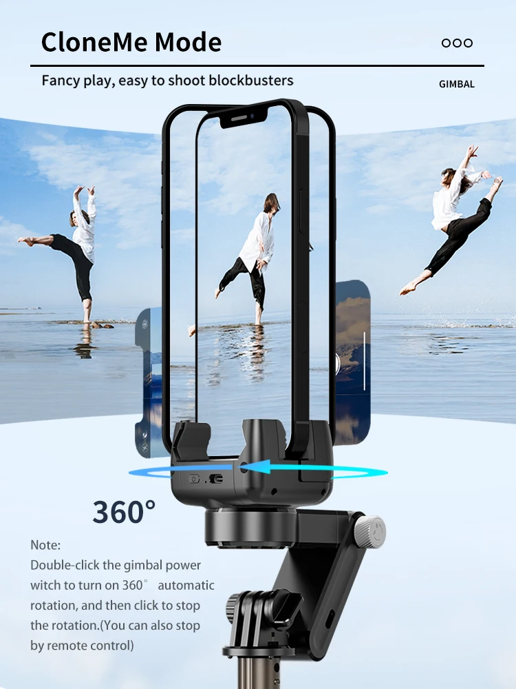 Stabilize Selfie Stick Tripod with Fill Light Wireless Remote XT00012 - Image 3