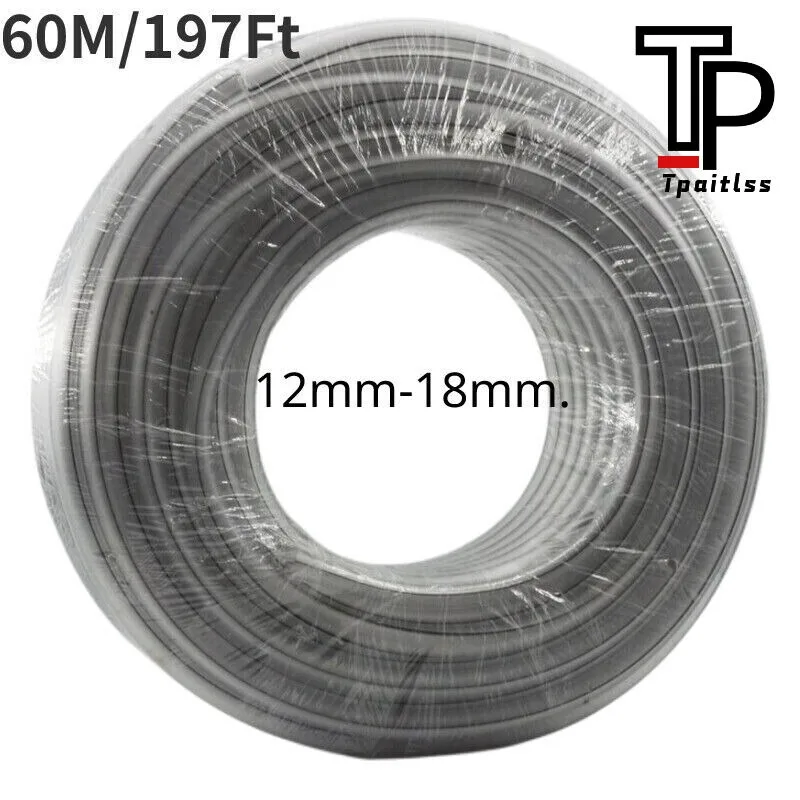 

60M/197FT 1001674 12X18mm Hi-Q Silicone Conductive Powder Hose for Gema Powder Coating Spray Gun