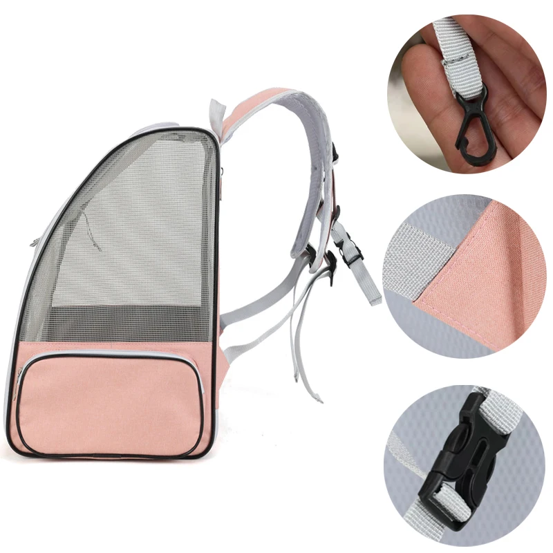 3 PCs Pet Cat Carrier Bag Outdoor Travel Backpack for Cats Breathable Cat Carrying Bag Suitable for Cats Within 6kg/13.2lb