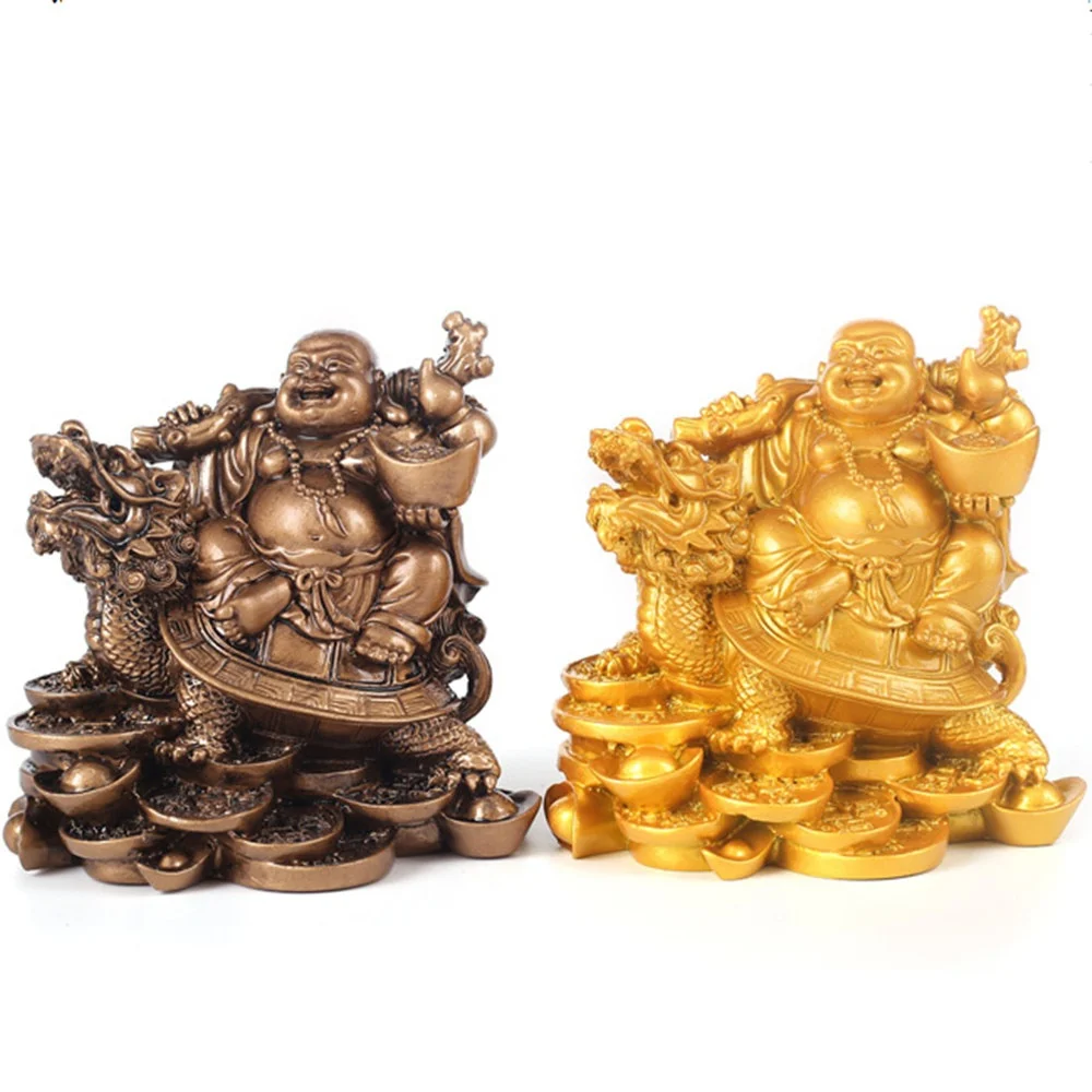 

Laughing Buddha Statue Chinese Feng Shui Money Maitreya Sculpture Figurines Ornaments Gift For Home Decoration QDD9848