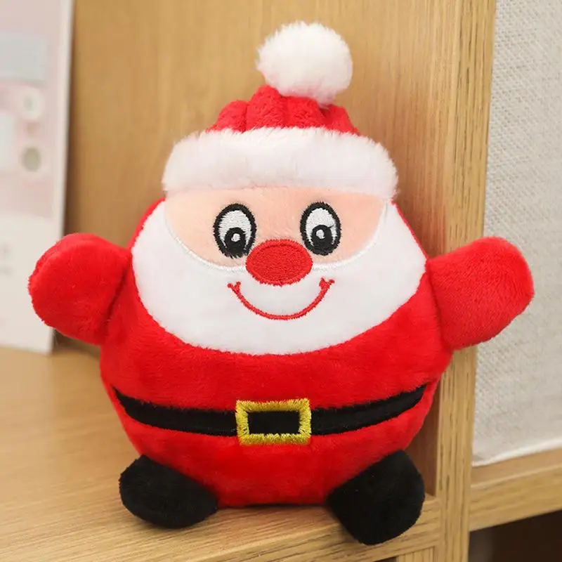 Santa Penguin Plush Dog Toys Breathable Interactive Dogs Chew Toy Durable Squeaky cats Plaything For Medium Small Puppies Cats