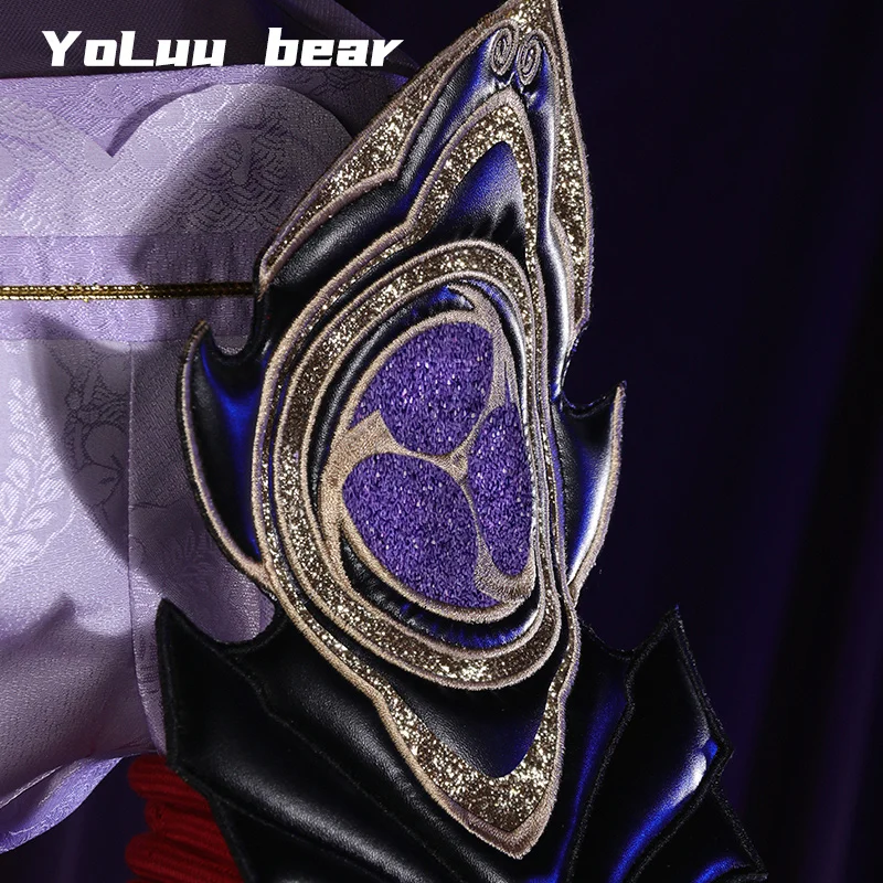 YoLuu bear 4-Star   ̵  ڽ ǻ, ī к긯  ,  ִϸ̼ ǻ Genshin Impact Raiden Shogun Cosplay Costume
