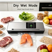 Machine de mise sous vide électrique pour aliments, avec fonction tactile (sec/humide) et coupe-sac intégré, pour la conservation et l'emballage sous vide en cuisine 4