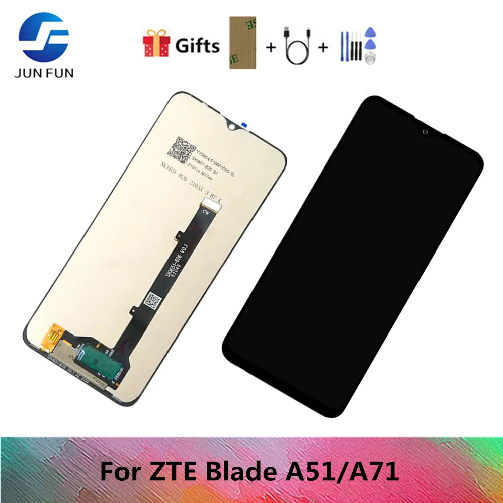 

Для ZTE Blade A51 дисплей сенсорный экран дигитайзер в сборе для ZTE Blade A71 A7030 2021 сменный ЖК-дисплей