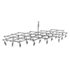 16/35 Clips Stainless Steel Laundry Rack Foldable Sock Clothes Airer Folding Hanger Drying Hanger Clothes Underwear Socks Holder 4