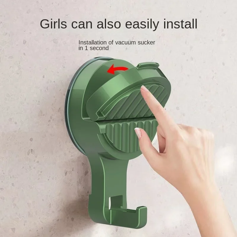 

Bathroom Kitchen Removable Vacuum Suction Cup Hooks Robe Towel Holder Hook Home Daily Accessories