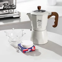 Bincoo Dual Valve Moka Pot Espresso Maker Mocha Pot Brewed Coffee Pot Electric Stove For Concentrated Extraction Barista Tools 4