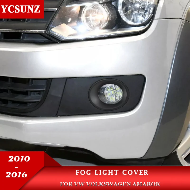 

ABS Fog Lights Cover For Vw Volkswagen Amarok 2009 2010 2011 2012 2013 2014 2015 2016 Car Accessories Double Cabin YCSUNZ