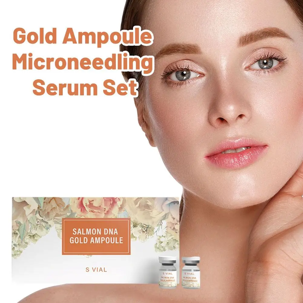 Salmon DNA Serum 99% PDRN High-Purity Ampoule Korean Skin Booster For Face Collagen Deep Hydration,Firming for Wrinkles - immagine 3